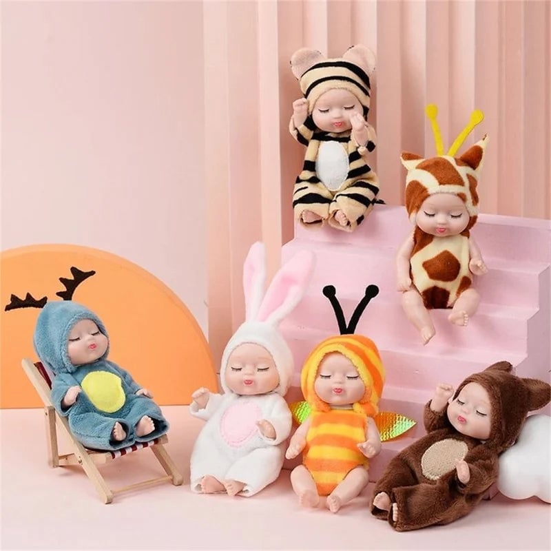 Mini genfødte babydukker | Naturtro, realistiske babydukker
