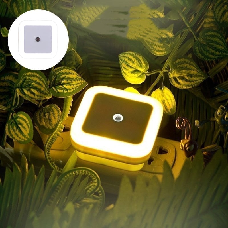 LED natlampe med lysaktiveret sensor