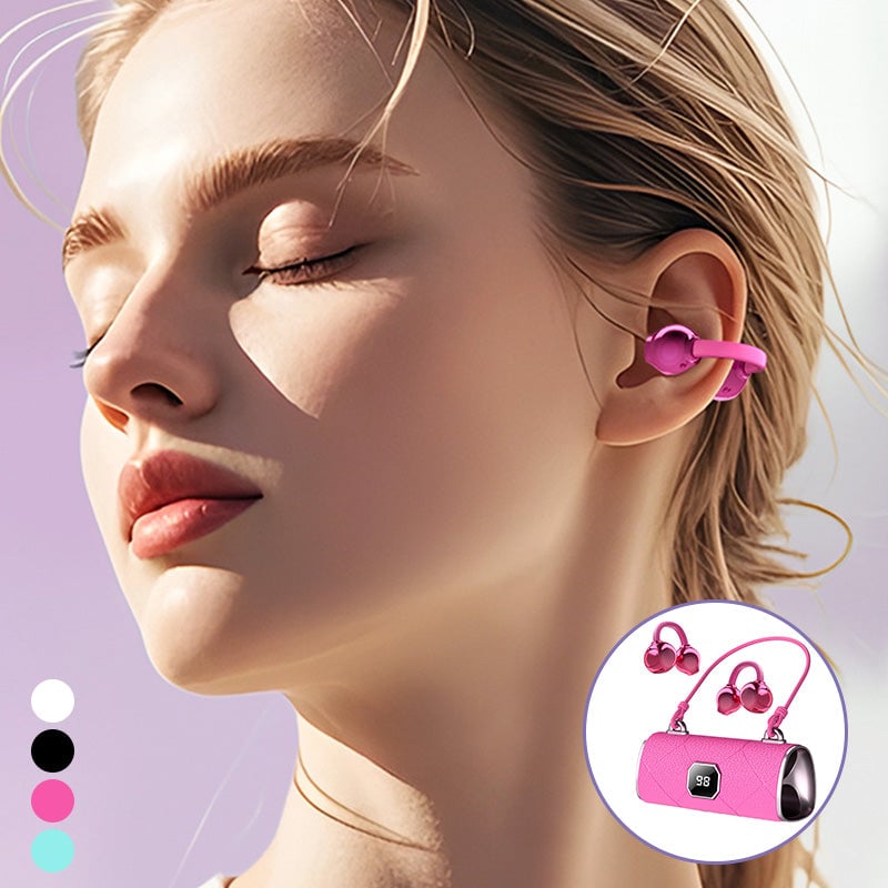 Stilfuldt klips-på trådløst headset