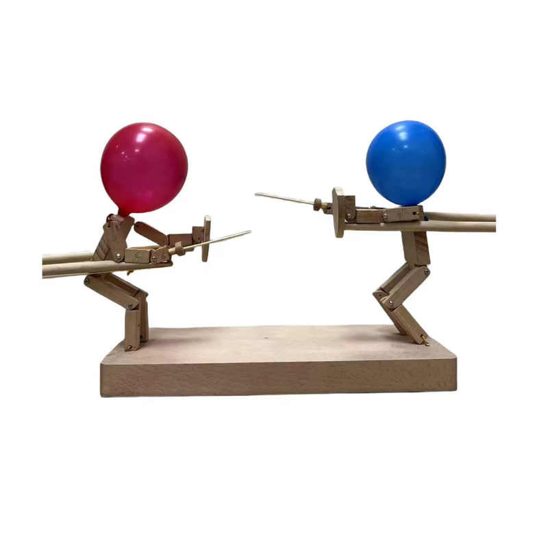 Fægtende træfigurer
