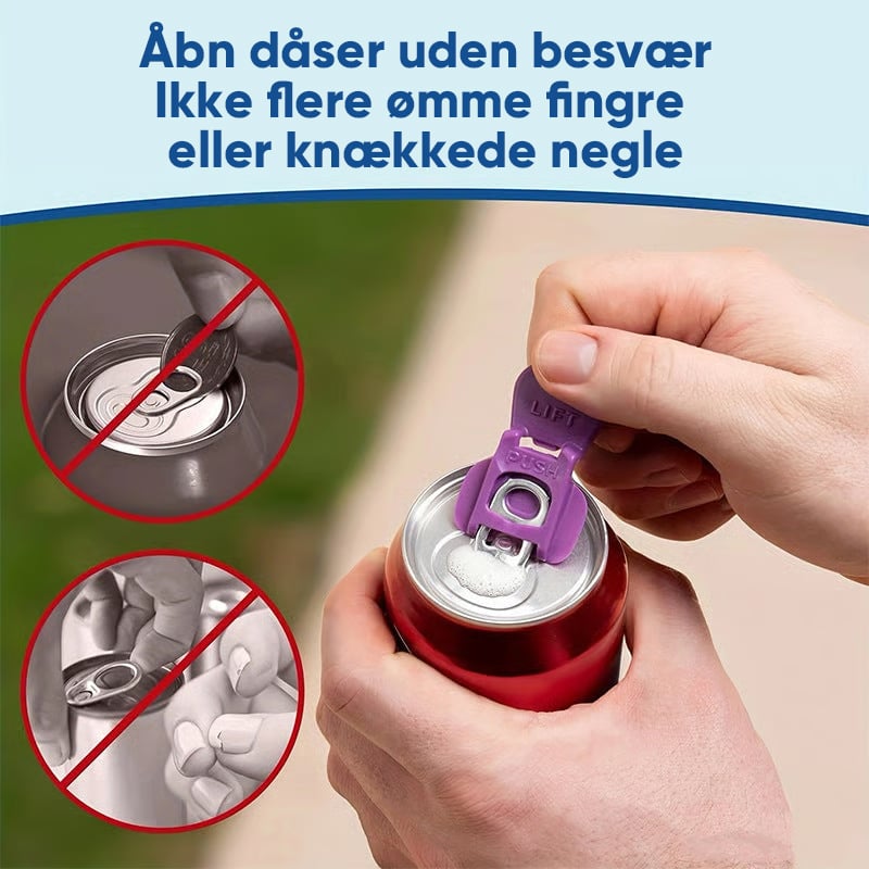 Dåseåbner og beskyttelseslåg