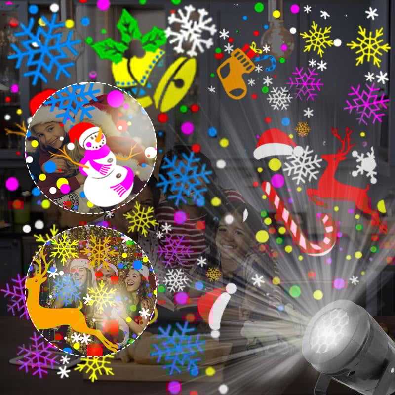 Projektorlampe med julemotiver