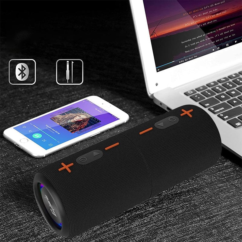 Splittype Bluetooth højtaler – Blændende farverig subwoofer