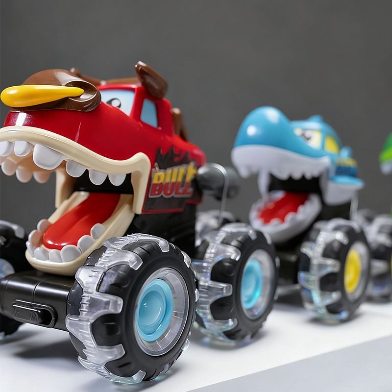 Glødende monster truck legetøjsbil