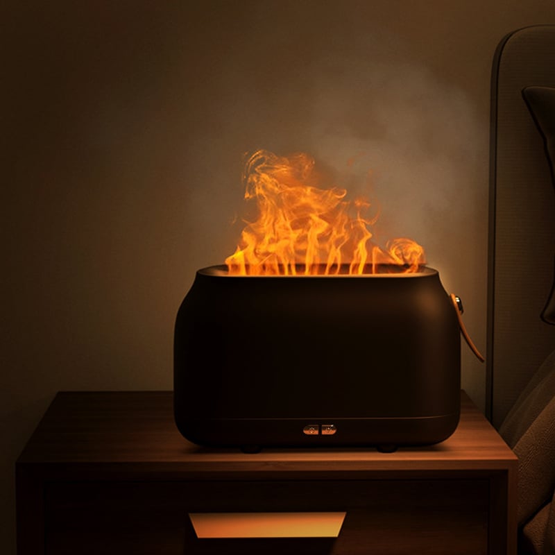Duftfrisker med simuleret flamme