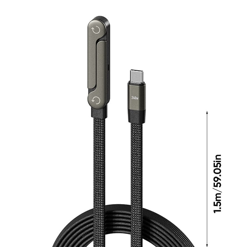 240W ultra hurtigopladningskabel med stativ