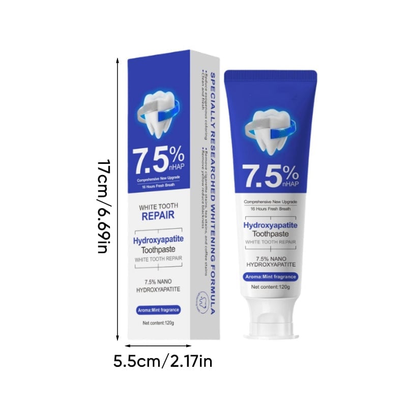 7,5% nano hydroxyapatit tandpasta