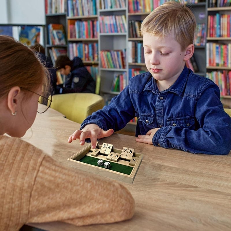 Shut The Box - Sjovt matematikbrætspil for voksne og børn