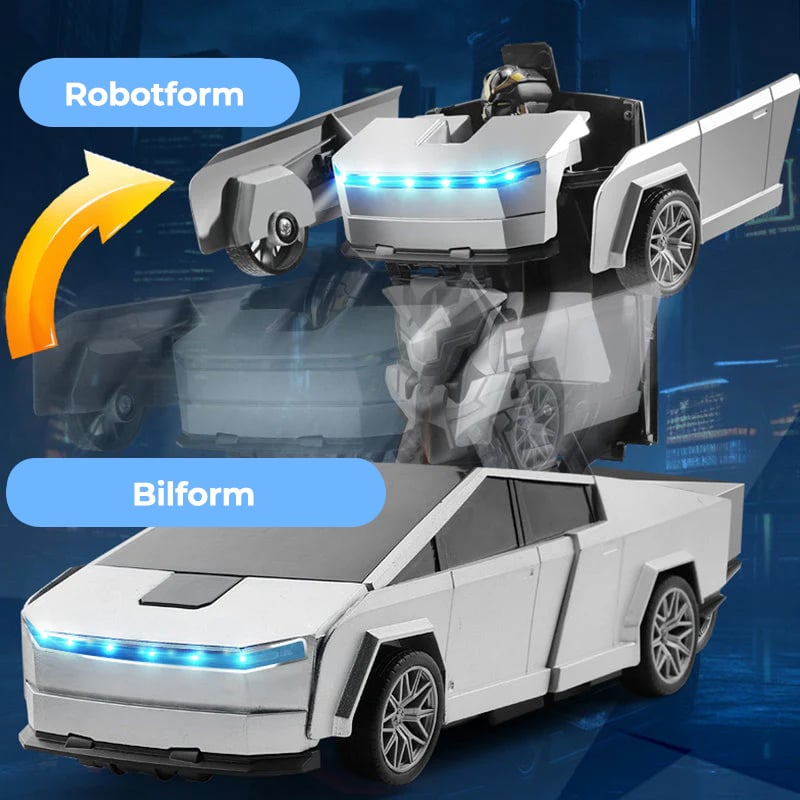 Fjernstyret transformer robotbil