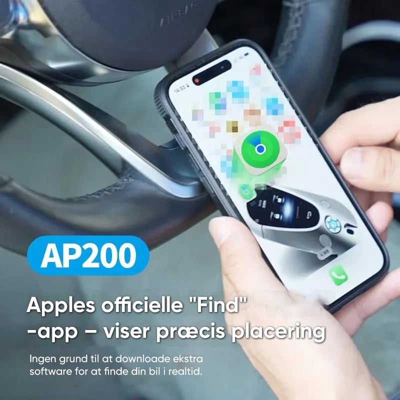 Biloplader og GPS-lokaliseringsenhed