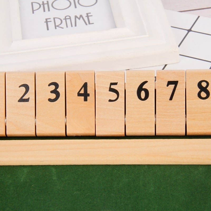 Shut The Box - Sjovt matematikbrætspil for voksne og børn