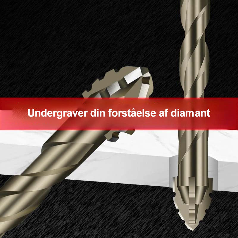 Firebladet serreret excentrisk bor