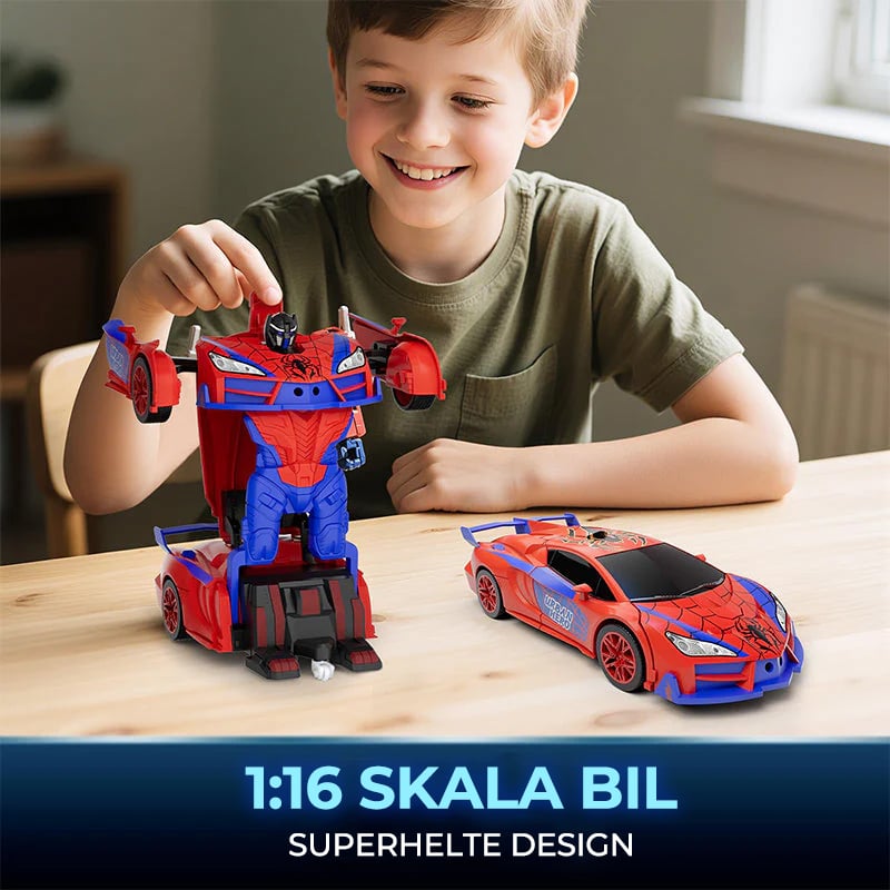 Fjernstyret transformer robotbil