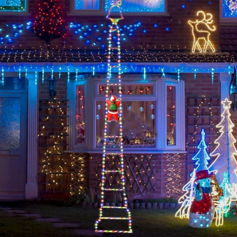 Stigeklatrende julemand-LED-Lampe