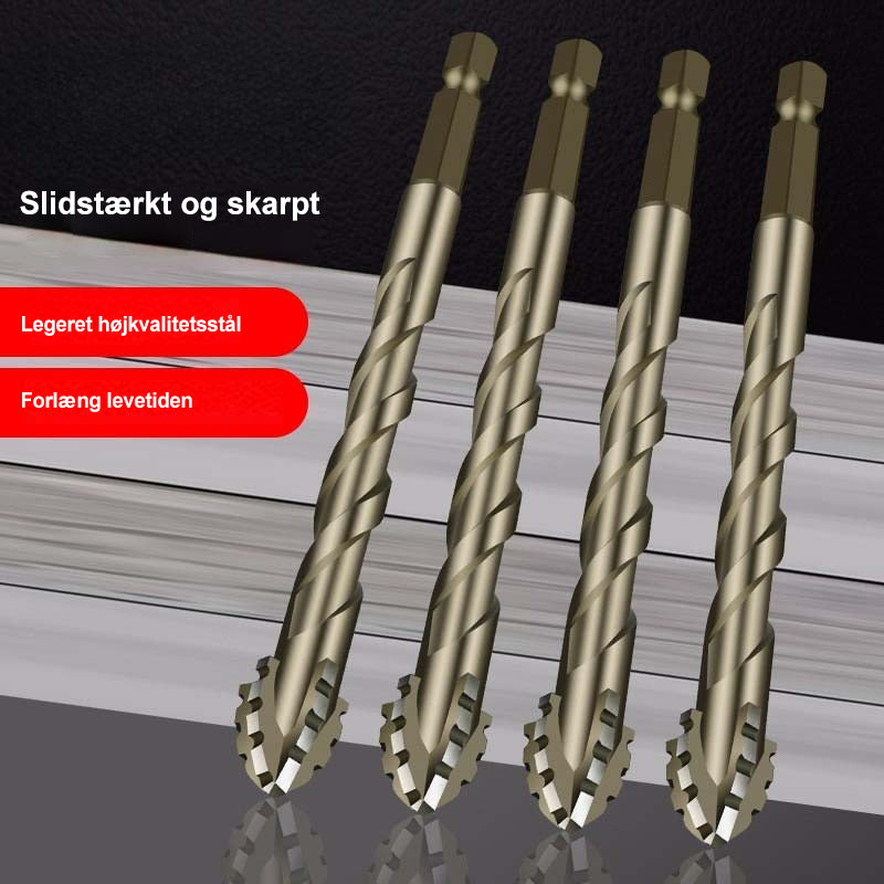 Firebladet serreret excentrisk bor