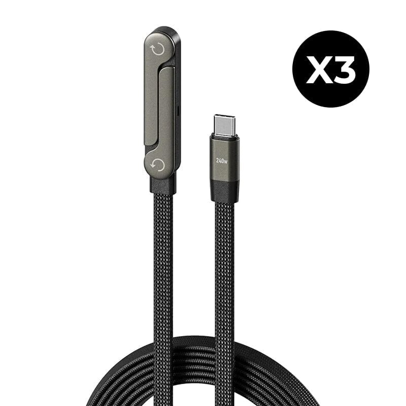 240W ultra hurtigopladningskabel med stativ
