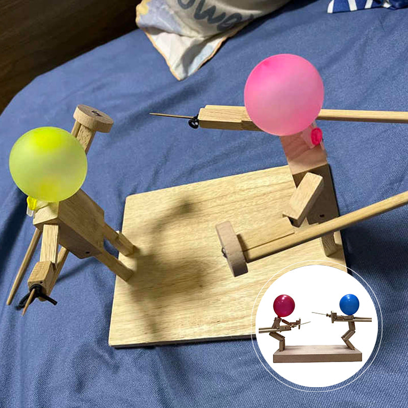 Fægtende træfigurer