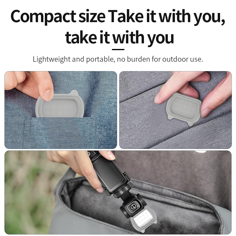 Magnetisk udfyldningslys til DJI Pocket 3