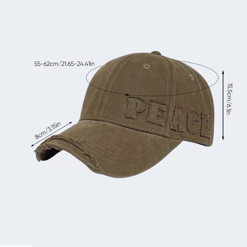 Vintage distressed baseballkasket