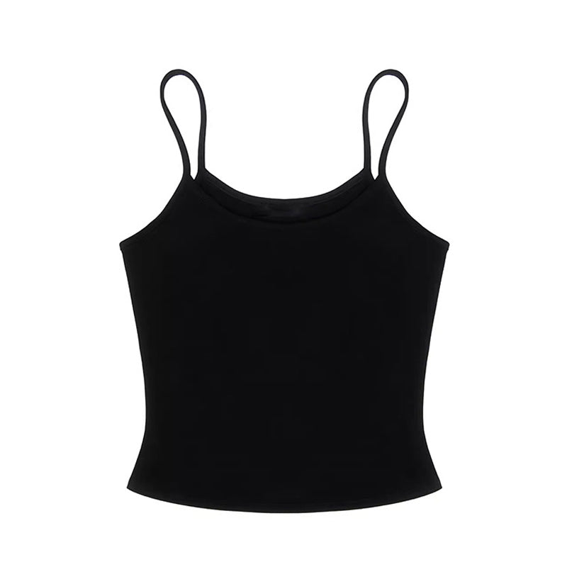 Afslappet enkel camisole top (Dame)