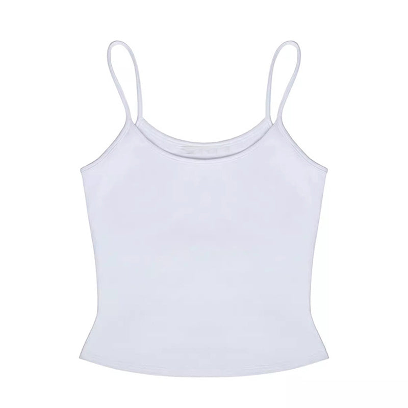 Afslappet enkel camisole top (Dame)