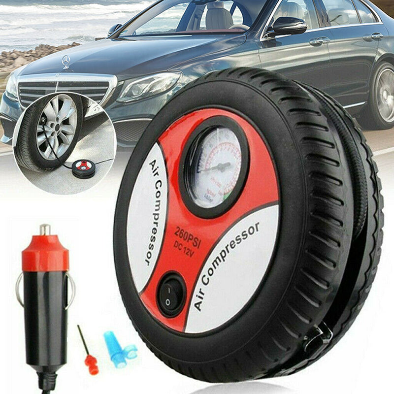 Mini bil dæk oppustning pumpe
