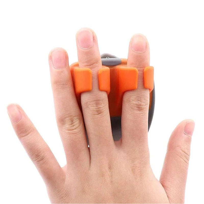 Skarp fingermonteret skræller