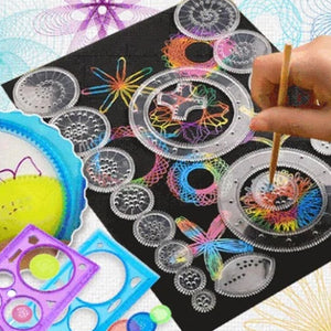 Magisk evigt skiftende blomsterlineal