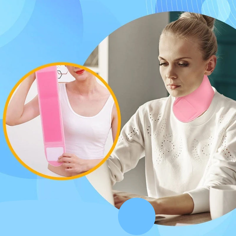 Genanvendelig wrap gel mod halsrynker