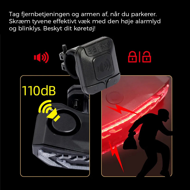 Bike Tail light alarm