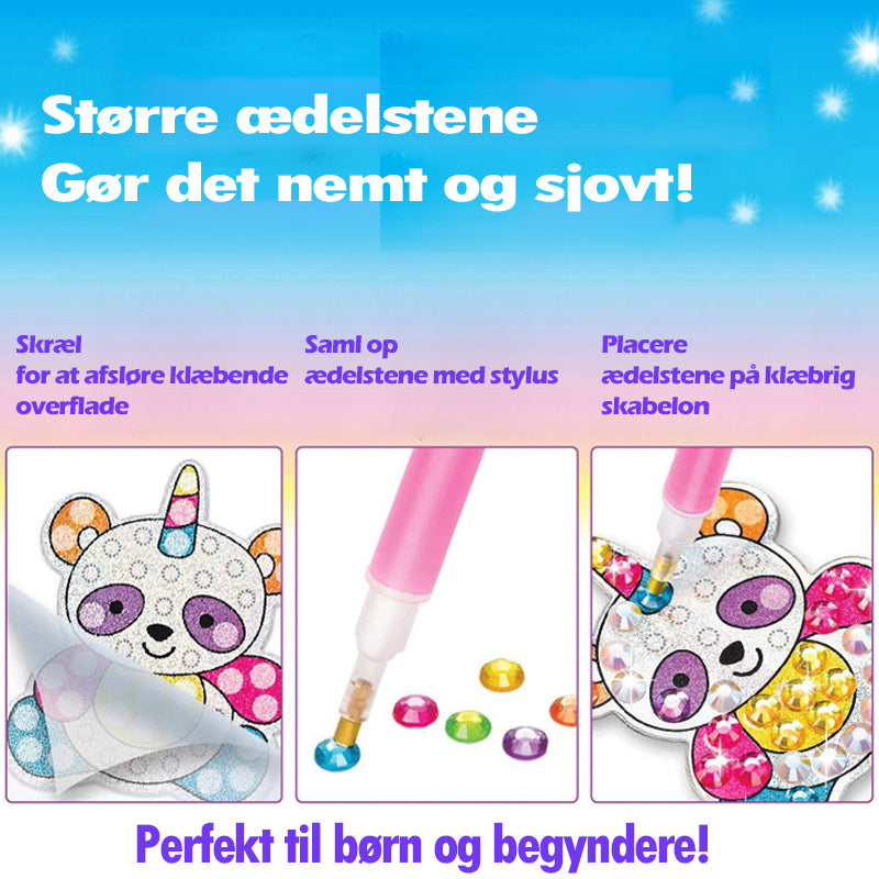 Store perle diamant maleri klistermærker