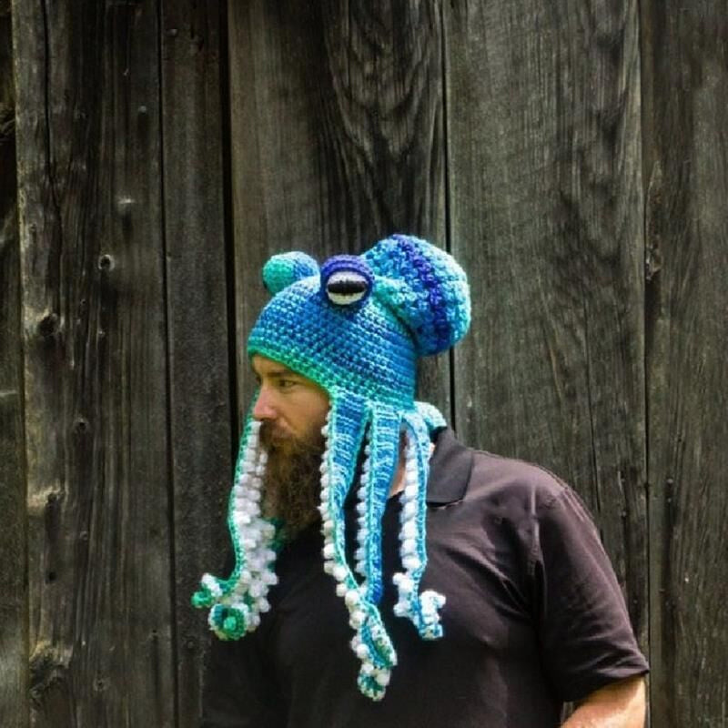 Crochet Blækspruttehue