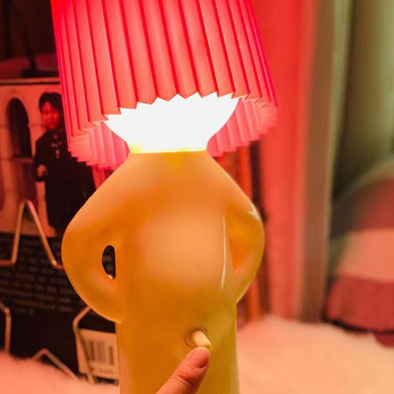 Genert lille mand kreativ lampe