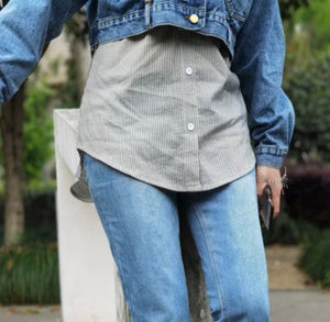 Højtaljet nederdel/tildækning (Flere varianter)