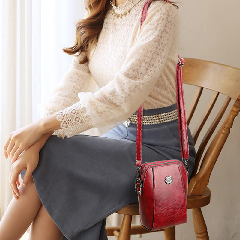 Mini Crossbody taske i blødt kunstlæder
