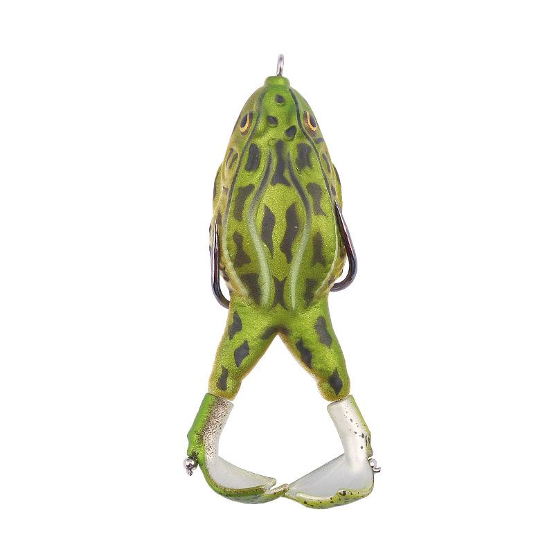 Dobbelt propel Frog Soft Bait (1 eller 5 billeder)