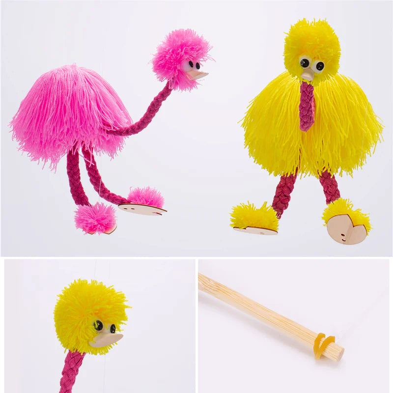 Ostrich Marionettes String Puppets