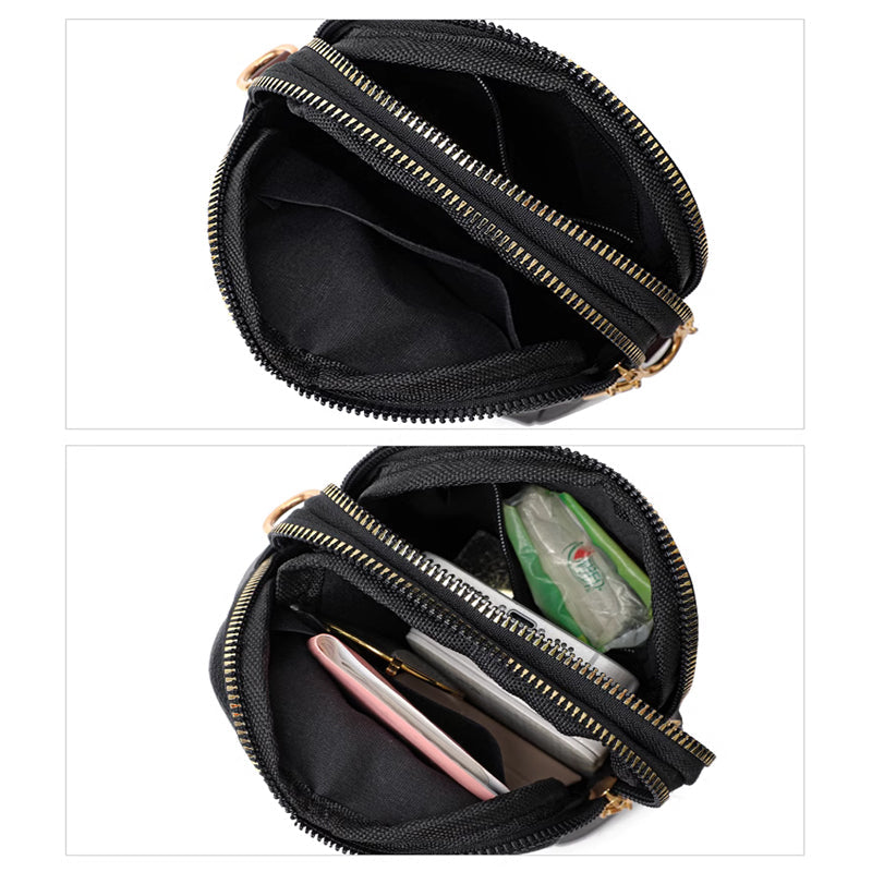 Letvægts Crossbody miniskuldertaske til telefon