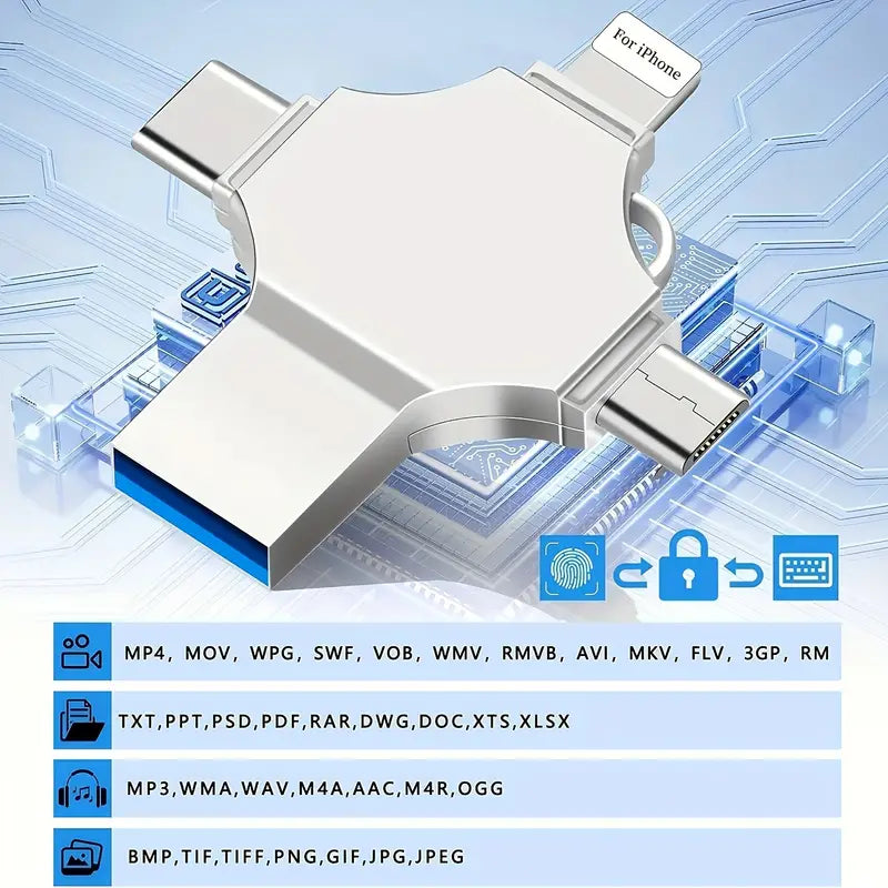 4 i 1 USB 3.0 flashdrev