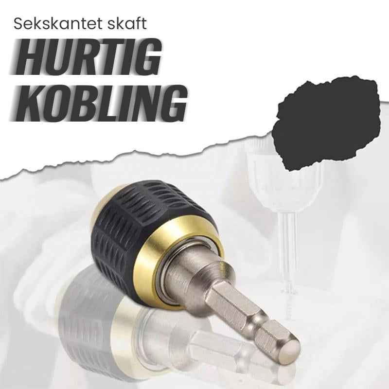 Adapter til hurtig udskiftning af borebits