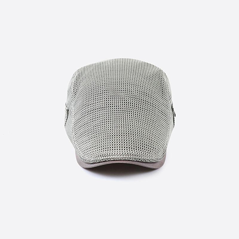 Mænds sommer Mesh Newsboy flad kasket