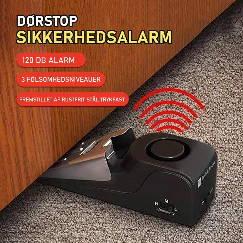 Dørstopper sikkerhedsalarm