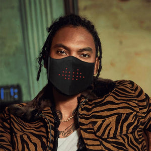 Stemmeaktiveret LED-maske