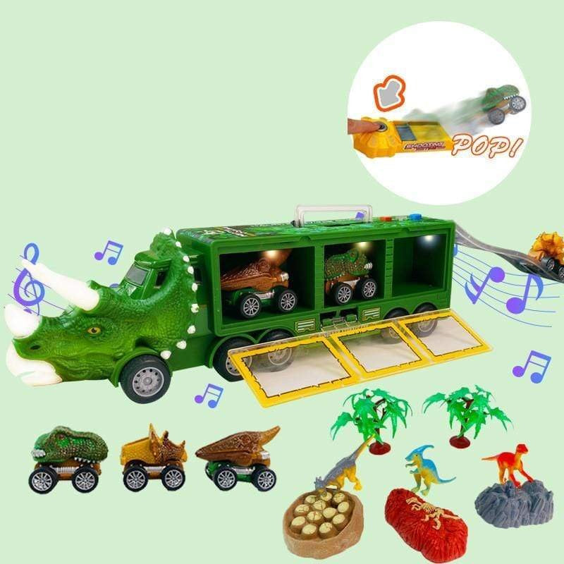 Musikafspillende Dinosaurtransport