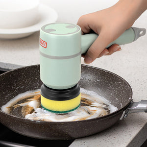 Elektrisk genopladelig multifunktionel rengøringsbørste