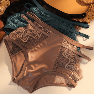 Silketrusser med dobbelte taljestropper