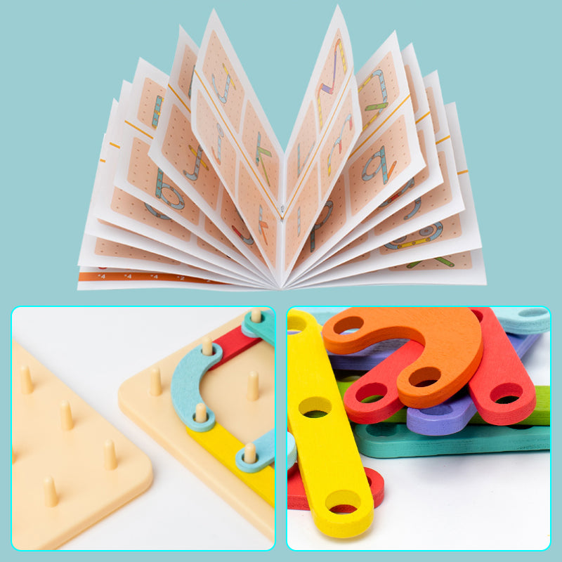 🌈💐Montessori kombinationspuslespil💐