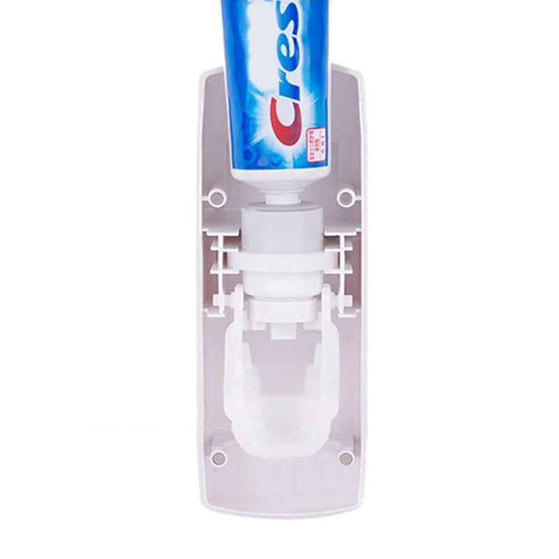 Automatisk tandpastadispenser og tandbørsteholdersæt