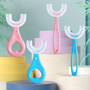 U-formet tandbørste til børn