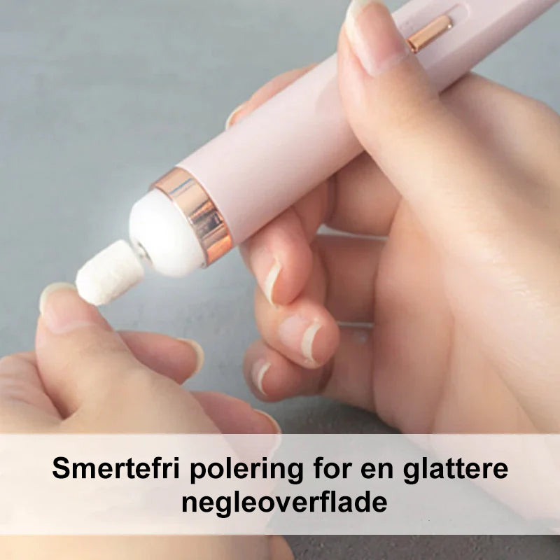 Professionelt manicure-sæt med elektrisk neglemaskine